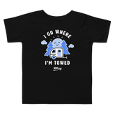 I Go Where I'm Towed tee